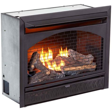 natural gas fireplace insert home depot